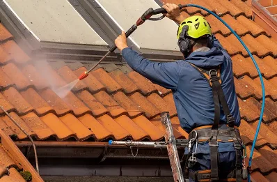 Démoussage et hydrofuge de toiture à Rue